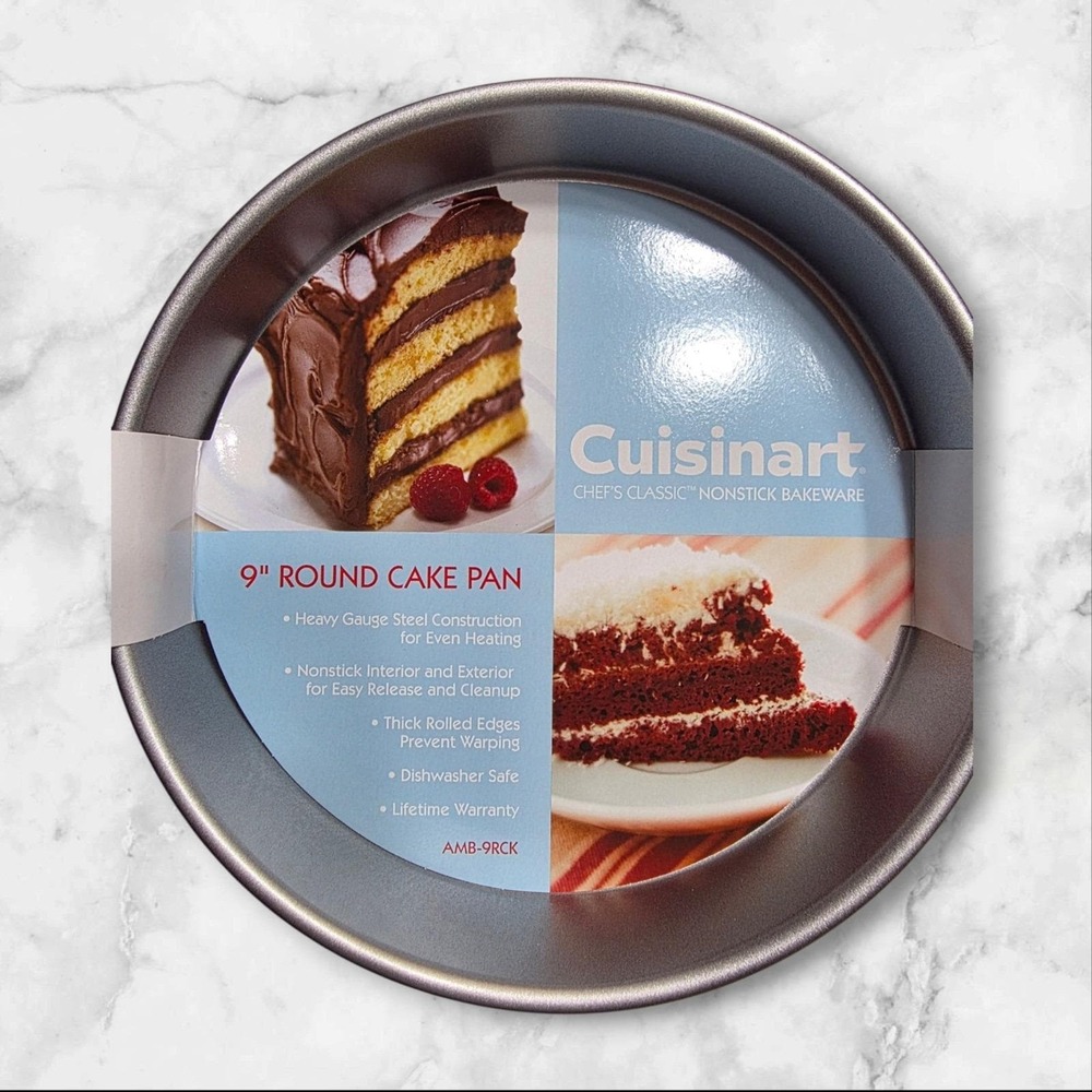 Cuisinart 9-Inch Chef's Classic Nonstick Bakeware Round Cake Pan‎